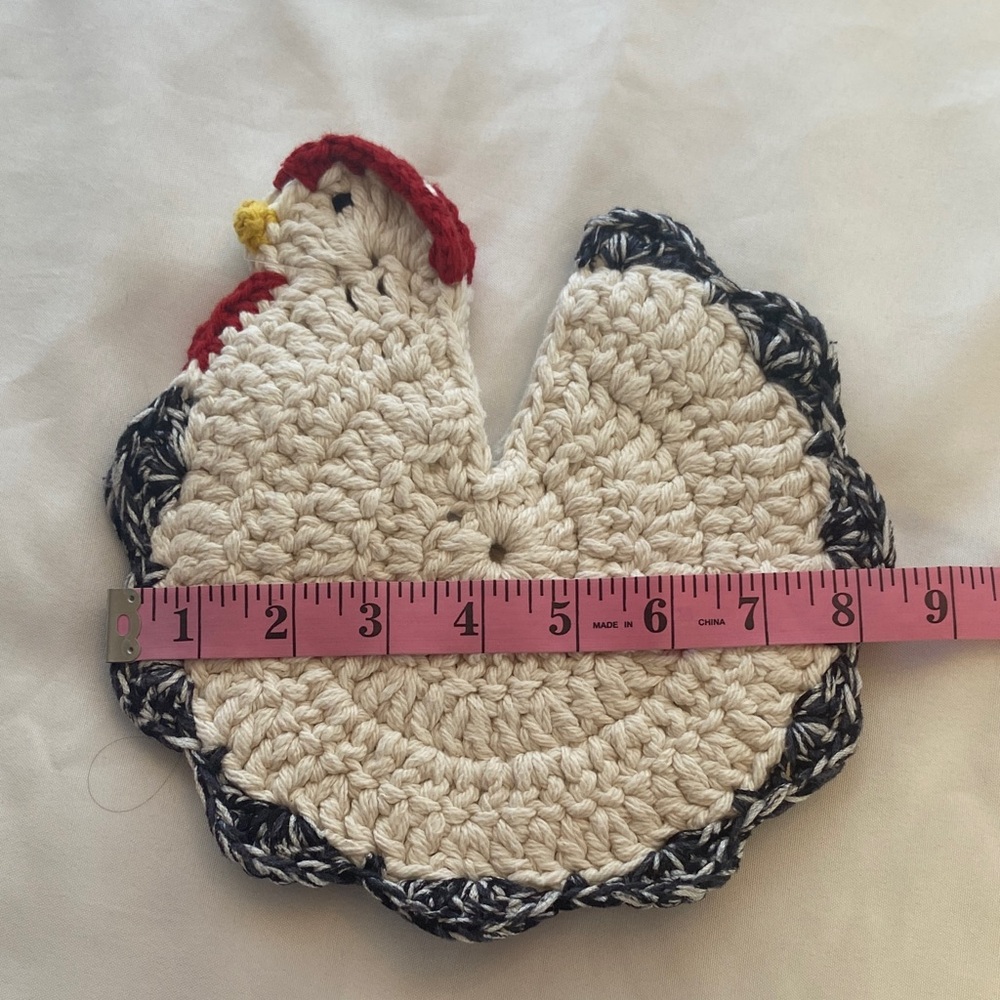Handcrafted Chicken Pot Holders/ Trivets - Picture 3 of 4